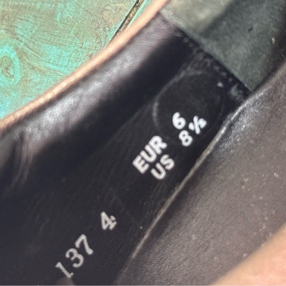 Mephisto Lison Black Suede Patent Leather Shoes Size 8.5 - Picture 11 of 12